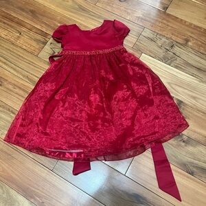 Cinderella Red Formal Kids Dress
